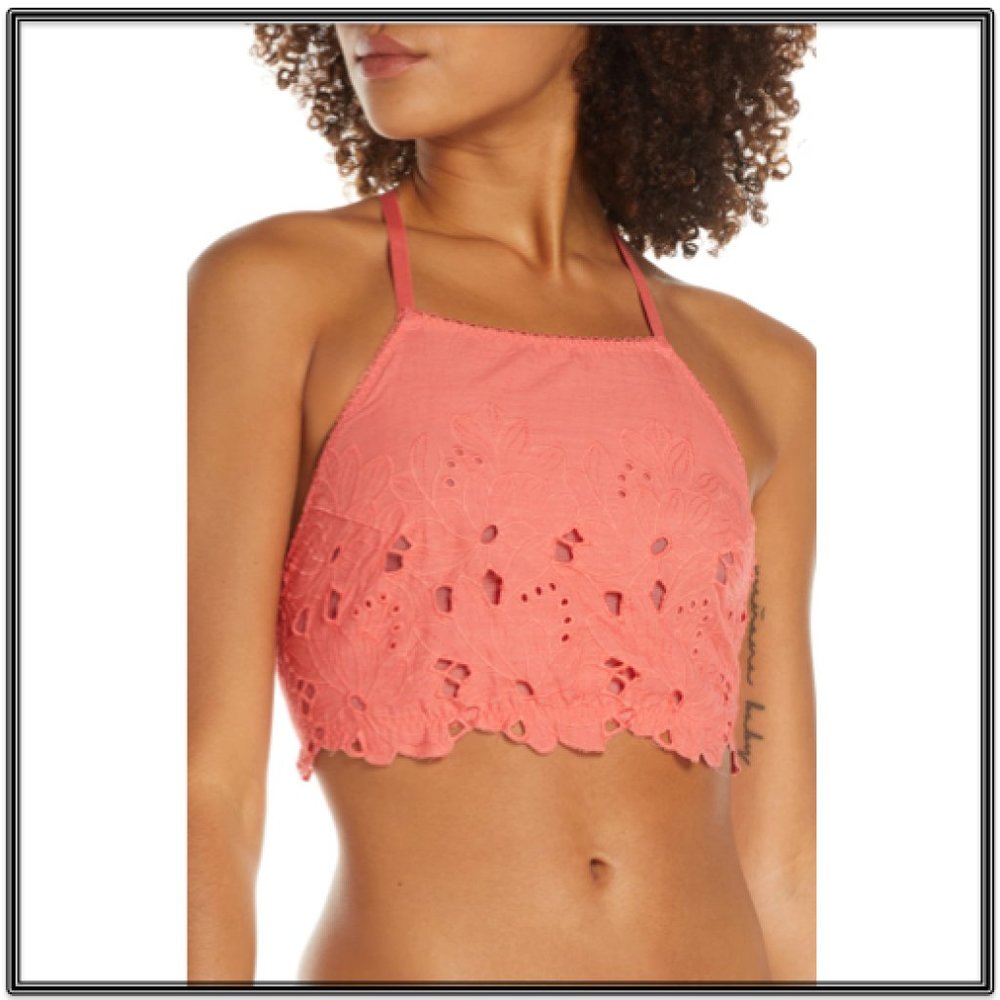 Free People: JUNE HIGH NECK BRALETTE - NWT - Picture 2 of 7